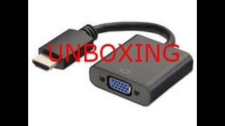 unboxing adattatore vgahdmi ita [upl. by Hocker]