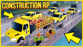 ERLC Construction RP Bridge Closed Roblox [upl. by Maisel]