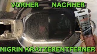 Kratzer am Auto einfach entfernen mit dem Nigrin Kratzer Entferner [upl. by Nay]