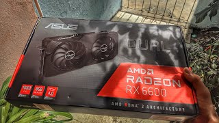 REVIEW DA RX 6600 V2 ASUS DUAL AMD RADEON  A RX 6600 MAIS FRIA DO MERCADO 🥶 [upl. by Odrawde]