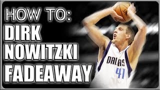 Dirk Nowitzki Fadeaway Move Basketball Moves [upl. by Adehsor]