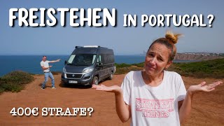 FREISTEHEN IN PORTUGAL 2022  klappt das Die Küste rund um Nazaré mit dem Campervan  VANLIFE [upl. by Esau]