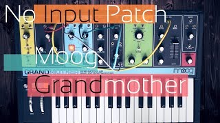 Moog Grandmother  No Input Patch [upl. by Monika]