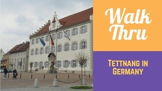 Walking Through Tettnang am Bodensee in GERMANY [upl. by Ahsitul696]