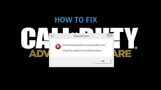 Solved DirectX Encountered an Unrecoverable Error Issue 2024 [upl. by Selway]