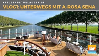 Auf nach Amsterdam an Bord der neuen AROSA SENA mit Neuigkeiten VLOG1 AROSA SENA [upl. by Ettenawtna688]