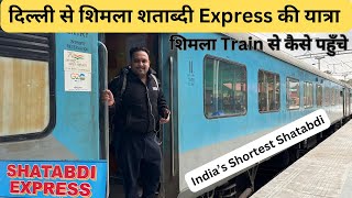 New DelhiKalka Shatabdi Express  12011  IRCTC Food Review   Full information  Train Journeys [upl. by Lhamaj]