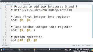 Illustration MIPS Assembly Language Adding Two Operands in MIPS [upl. by Ainotna200]