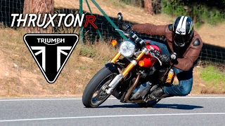 Triumph Thruxton R 2017  Prueba a fondo Full HD [upl. by Norda]