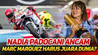 DIBONGKAR NADIA PADOVANI🔥MARC MARQUEZ LANGSUNG DITARGET JUARA DUNIA MESKI DIBEKALI DESMOSEDICI GP23 [upl. by Atinniuq]