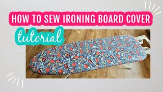 How To Recover Ironing Board Tutorial sewingtutorial ironingboard [upl. by Abehs]