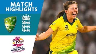 THE FINAL  Australia v England  Womens WT20 2018  Highlights [upl. by Aicemat216]