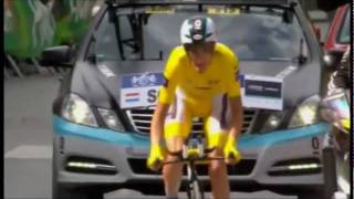 Cadel Evans vs Andy Schleck Showdown at Grenoble [upl. by Sewel]