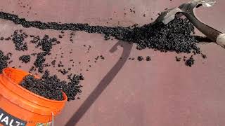 Aquaphalt for crack filling asphalt [upl. by Aurel]