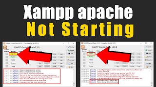 Xampp apache not starting resolve 2023 [upl. by Wyly159]