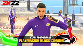 This 99 OVR “PLAYMAKING GLASS CLEANER” BUILD IS UNSTOPPABLE🔥🔥🔥NBA 2K22 BEST ISO BUILD [upl. by Bonnee]