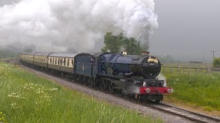 Cotswold Festival of Steam 2018  Gloucestershire amp Warwickshire Railway  a 4K video [upl. by Kcirted769]