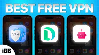 Top 5 FREE VPN apps for iPhone in 2024 [upl. by Elkin]