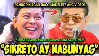 KAKAPASOK LANG NABUKING NA CHAVIT SINGSON INAMIN NA SI SARA ANG NAGPANALO KAY BBM WALA UTANG LOOB [upl. by Asalocin]