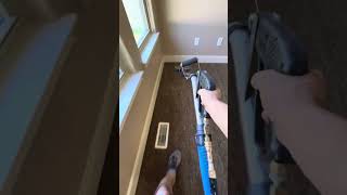 Steam carpet cleaning empty house in Star Idaho with Sapphire 870 [upl. by Dnomsaj]