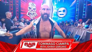 Tommaso Ciampa Entrance  WWE Monday Night Raw January 08 2024 [upl. by Huckaby]