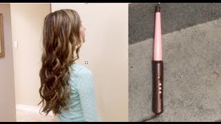 Remington Curling Wand Review and Tutorial [upl. by Froh362]