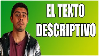 ¿Qué es un TEXTO DESCRIPTIVO [upl. by Ashti]