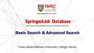 SpringerLink Database [upl. by Lancey]