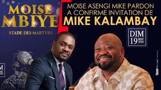 MOISE MBIYE A INVITATION MIKE KALAMBAY NA CONCERT YA STADE LE 19 ASENGI YE PARDON BAYEMBA ENSEMBLE [upl. by Mian234]