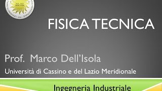 Fisica Tecnica Lezione 2 [upl. by Ulphiah]