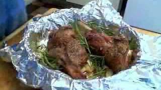 Slow Roasted Lamb Shanks with Garlic and Rosemary [upl. by Erlandson]