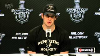 Off Day Interview Sidney Crosby 050813 [upl. by Aohk]