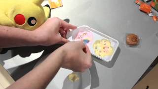 Kracie  Popin Cookin Mystery Flavor DIY Sushi なぞなぞねるねる [upl. by Yrahcaz]