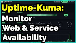 Uptime Kuma Monitor Availability of All Your Websites and Services Including Steam Game Servers [upl. by Noskcire730]