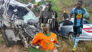 LACCIDENT MORTEL  DU JOUEUR DE TP MAZEMBE RAINFORD KALABA CAUSE CAMERA DE SURVEILLANCE [upl. by Atekihs]