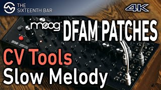 Ableton CV TOOLS Slow Melody  MOOG DFAM Patches [upl. by Latham]