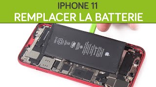 Comment remplacer la batterie iPhone 11 [upl. by Yerrok]