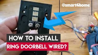 How To Install Ring Doorbell Wired New 2023 Lower Cost Version  Install Ring DoorBell  How [upl. by Mignonne]