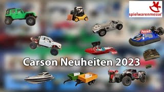 Neuheiten von Carson Modellsport  Spielwarenmesse 2023 [upl. by Zarla185]