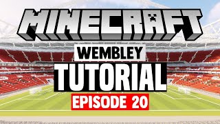 Minecraft Stadium Builds Wembley Stadium 20 Stands [upl. by Erlene732]