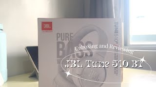 unboxing JBL Tune 510 BT white 🎧🎶 [upl. by Acisej93]