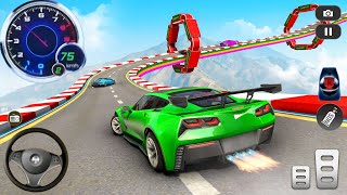 Ramp Car Racing Car Racing 3D GT Car Stunts Racing Game Android Gameplaygame [upl. by Eilraep]