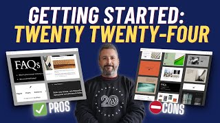 Watch this before you try Twenty TwentyFour theme for WordPress 🫣 [upl. by Dowski309]