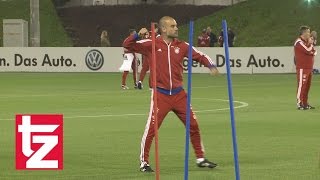 Pep Guardiolas Stimmungsschwankungen im BayernTraining [upl. by Lebbie]