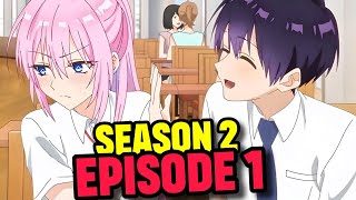 shikimori not just cutie season 2 episode 1 Hindi explain [upl. by Itirahc]