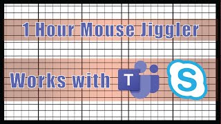 Mouse Jiggler 1 Hour  Keep Computer Awake  Mouse Mover [upl. by Bonney]