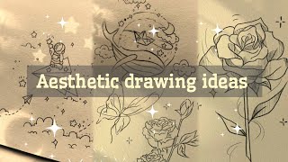 aesthetic drawing ideas✨💫✨ you must try [upl. by Atinaw]