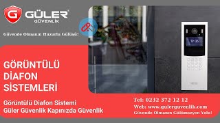 Görüntülü Diafon Sistemi Güler Güvenlik Kapınızda Güvenlik [upl. by Enyledam]