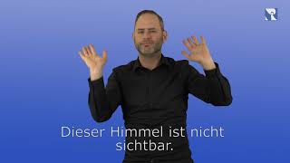 1 Lesung Apostelgeschichte in Gebärdensprache Christi Himmelfahrt Kommentar B Apg 1 111 [upl. by Anihtyc]