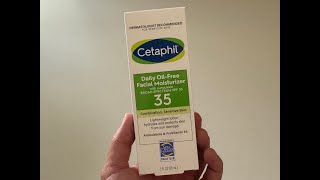 Cetaphil Facial Moisturizer with SPF 35 Unboxing [upl. by Urita467]